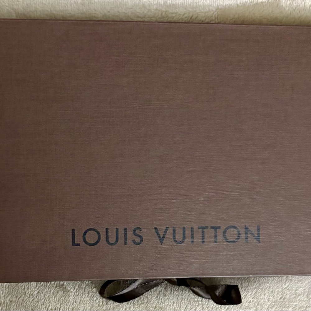 Authentic Vintage Louis Vuitton Brown Receipt or Gift Card Box! - Picture 3 of 14
